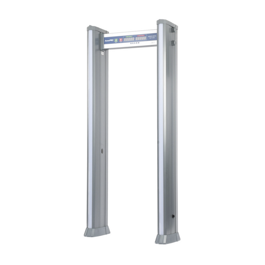 Detector de Metales de 18 Zonas para Uso 100% Exterior con Contador de Personas