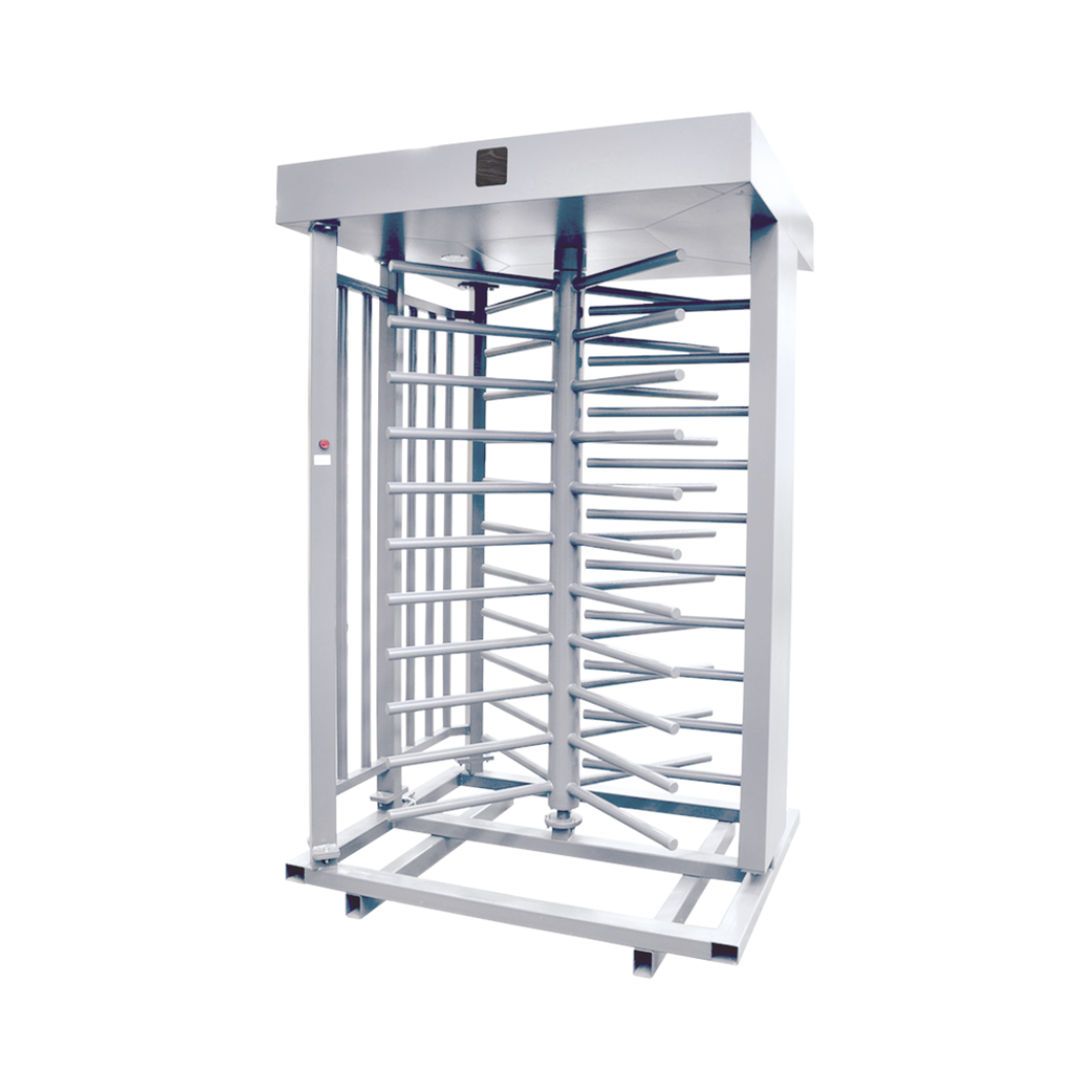 Torniquete Sencillo Cuerpo Completo para Alto Tráfico en Interior y Exterior Acero 100% con Acabado Gris