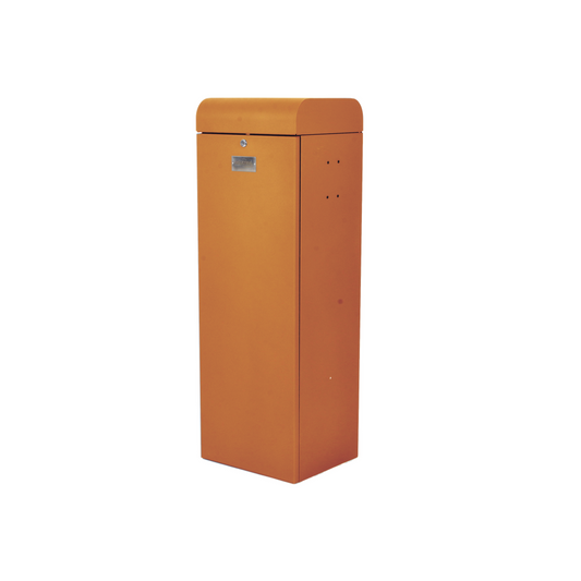 Barrera Vehicular Derecha 3m, Apertura 1.5s, Fin de Carrera Programable, Naranja Elegante