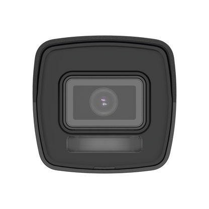 Cámara Bala IP 2 MP Lente 2.8 mm con Micrófono IR 30 Metros Exterior IP67 PoE  H.265 Plus ONVIF