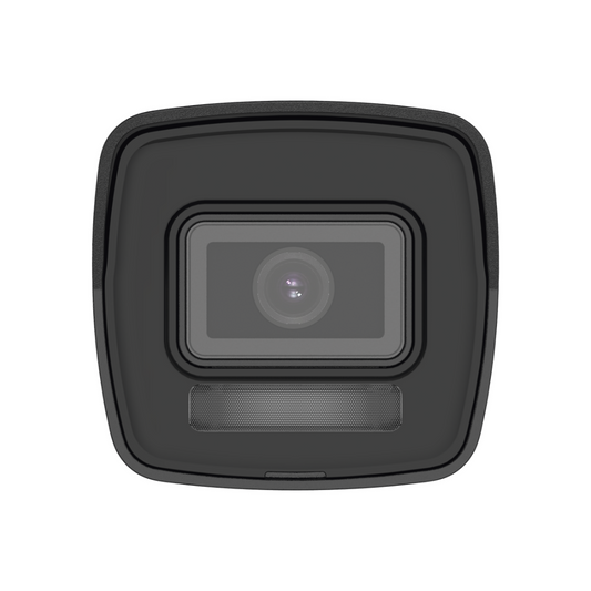 Cámara Bala IP 2 MP Lente 2.8 mm con Micrófono IR 30 Metros Exterior IP67 PoE  H.265 Plus ONVIF