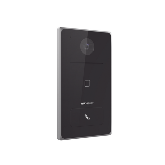 Frente de Calle IP 2MP PoE Standalone Apertura Hik-Connect Tarjetas MIFARE IP65 1 Relay