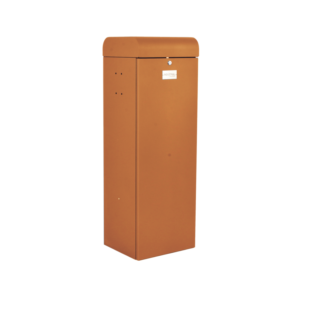 Barrera Vehicular Derecha 3m, Apertura 1.5s, Fin de Carrera Programable, Naranja Elegante