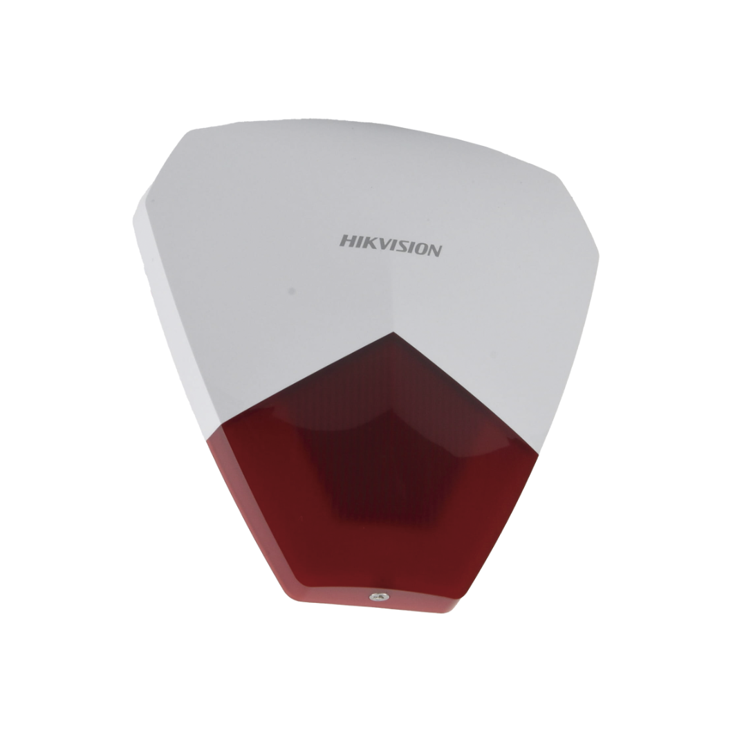 SIRENA ESTROBO HIKVISION DS-PS1-R 105 DB ROJA IP54
