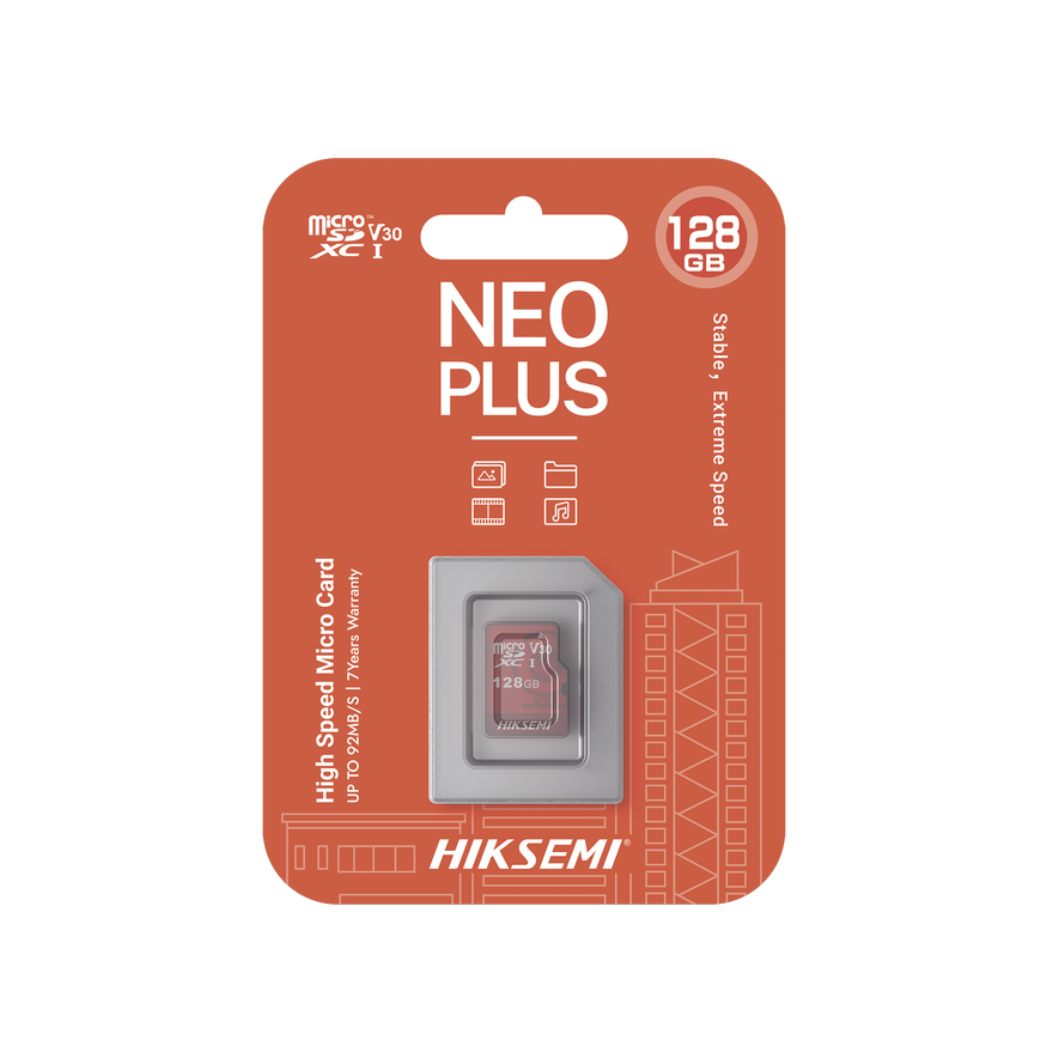 Tarjeta microSD HIKSEMI 128GB compatible con cámaras Hikvision