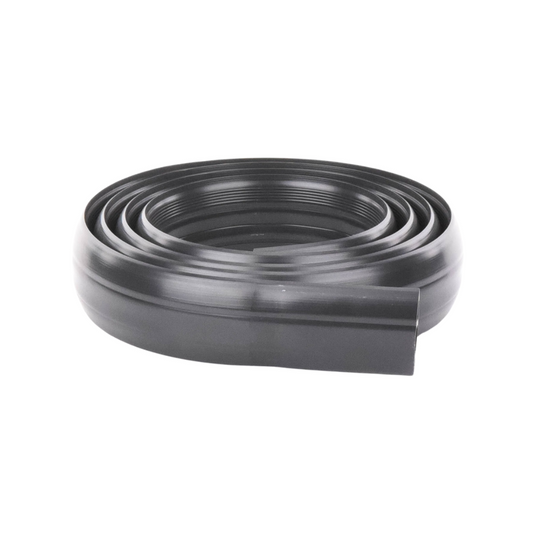 Canaleta flexible PVC negra para piso y zoclo THORSMAN