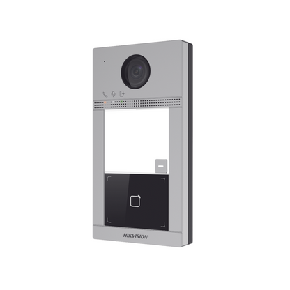 Videoportero IP exterior HIKVISION DS-KV8113-WME1(C) con apertura desde app