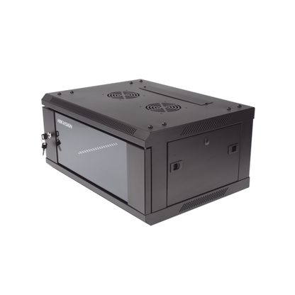 Cristal Templado y Chapa de Seguridad en Gabinete Rack 4U