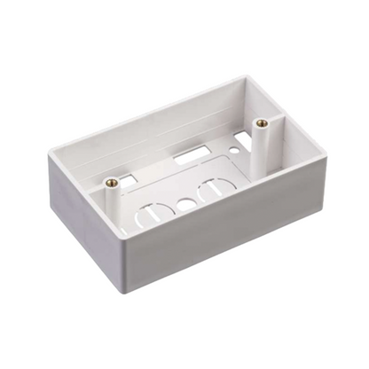 Caja de Pared Universal, Color blanco, Para montaje con Placas de Pared